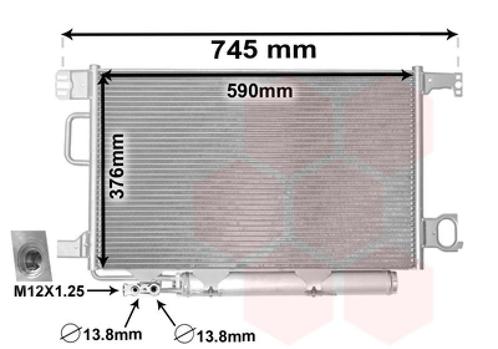 LUCHTCONDENSATOR VOOR MERCEDES BENZ C SPORTCOUPE CL203, Auto-onderdelen, Airco en Verwarming, Nieuw, Ophalen of Verzenden