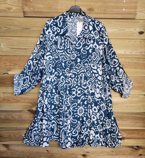 Loze en luchtige shirt jurk in PETROL kleur met lange, Kleding | Dames, Jurken