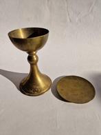 Kelk in verguld metaal met originele pateen - Kelk (2) -