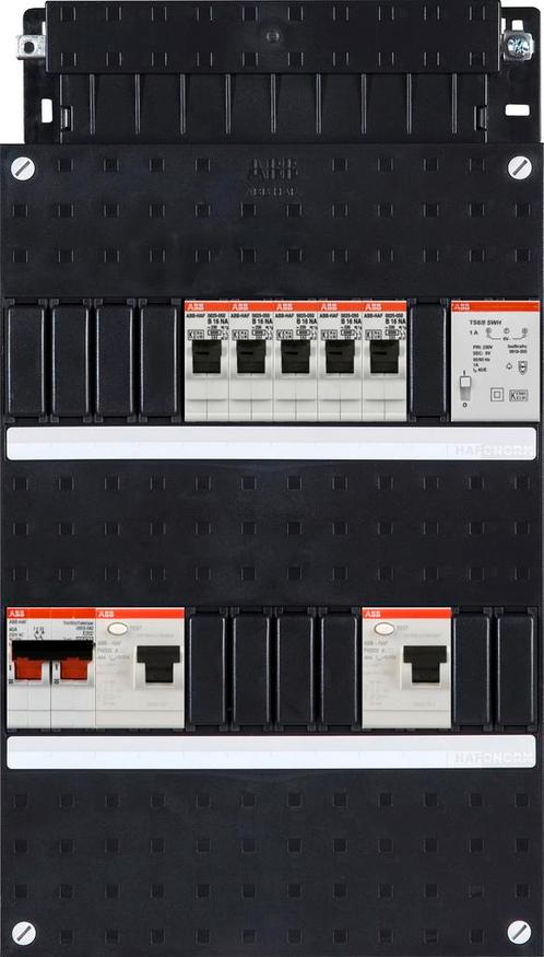 Groepenkast ABB Hafonorm | 5 Groepen 5 x Lichtgroepen +, Doe-het-zelf en Verbouw, Elektra en Kabels, Nieuw, Ophalen of Verzenden