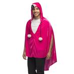 Poncho Flamingo Fluweel Volwassenen Deluxe, Kleding | Dames, Ophalen of Verzenden, Nieuw