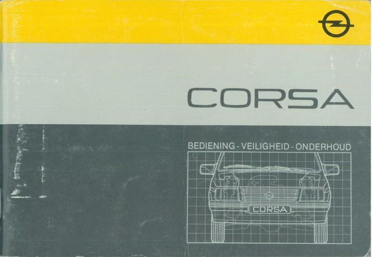 1988 Opel Corsa instructieboekje handleiding Nederland, Auto diversen, Handleidingen en Instructieboekjes, Verzenden
