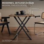 Tafelpoten - Metaal - 60x72 cm - Antraciet - ECD Germany, Huis en Inrichting, Verzenden, Zo goed als nieuw