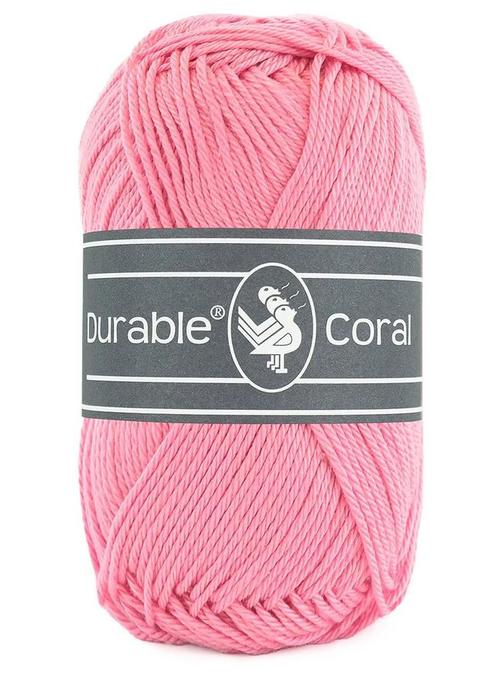Durable Coral - 232 pink - Gemerceriseerd Katoen Garen, Hobby en Vrije tijd, Breien en Haken, Ophalen of Verzenden