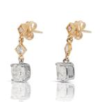 Oorbellen - 18 karaat Geel goud, Witgoud - 3.32ct. tw., Nieuw