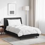 vidaXL Dekbed Set met kussen 2 pcs Wit Microfibre, Huis en Inrichting, Verzenden, Nieuw, Wit