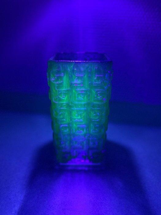 Riihimäki - Tamara Aladin - Vaas - uraniumglas - Vintage, Antiek en Kunst, Antiek | Glas en Kristal