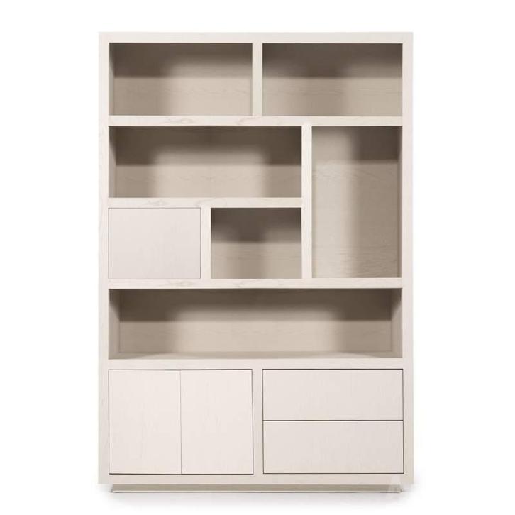 Kabinet Helsinki - 150cm - Taupe - 96281 - bergkasten, Huis en Inrichting, Kasten | Buffetkasten, Nieuw, Overige materialen