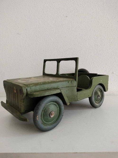 houten speelgoed jeep Willys 1940 - Militaire accessoires, Kinderen en Baby's, Speelgoed | Overig
