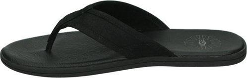 UGG Seaside Flip - maat 45 - Leather Heren Sandalen - Black, Kleding | Heren, Schoenen, Verzenden