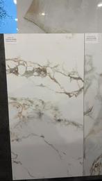 OUTLET TEGELS - 60x120 CALACATA GOLD - 48m² = €700,-, 60 cm of meer, Nieuw, Ophalen of Verzenden, 10 m² of meer