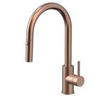 Keukenmengkraan Nino copper volledig Rvs met draaibare, Verzenden, Nieuw