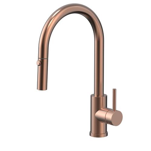 Keukenmengkraan Nino copper volledig Rvs met draaibare, Doe-het-zelf en Verbouw, Sanitair, Verzenden