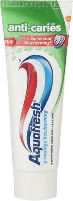 AQUAFRESH ANTI-CARIES TANDPASTA TUBE 75 ML, Verzenden, Nieuw