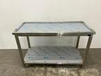 Verstevigd RVS Werktafel met Lekrand, Ophalen of Verzenden, Nieuw in verpakking, RVS Meubilair