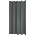 Douchegordijn Sealskin 180x200 Grijs | OP=OP | Luxe Uitst..., Ophalen of Verzenden, Nieuw, Grijs, Overige typen