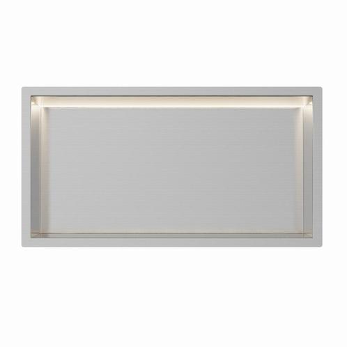 RVS Inbouwnis 30x60x7cm met RGB verlichting, Doe-het-zelf en Verbouw, Sanitair, Verzenden