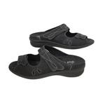 Durea - dames slippers - leer- zwart - maat 42, Nieuw