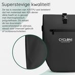 Cycloni Ridge Luxe E-bike Fietstas 28 Liter Waterdicht Zwart, Ophalen of Verzenden, Nieuw, Cycloni