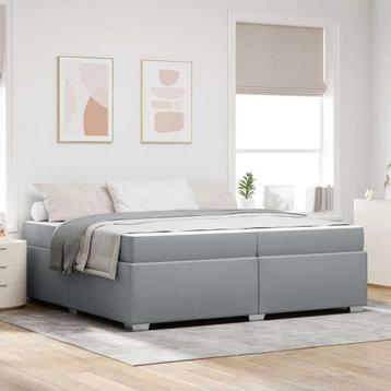 vidaXL Bedframe Lichtgrijs 200 x 200 cm Stof beschikbaar voor biedingen
