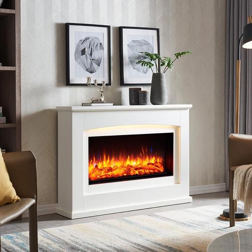 BALDERIA Argon Elektrische Haard - Wit *Uit assortiment*, Huis en Inrichting, Haarden, Elektrische haard, Nieuw