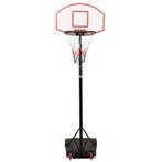 Basketbalstandaard 216-250 cm polyetheen wit, Verzenden, Nieuw