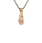 Audrey hanger 14 krt - Pink Sakura, Sieraden, Tassen en Uiterlijk, Ophalen of Verzenden, Nieuw
