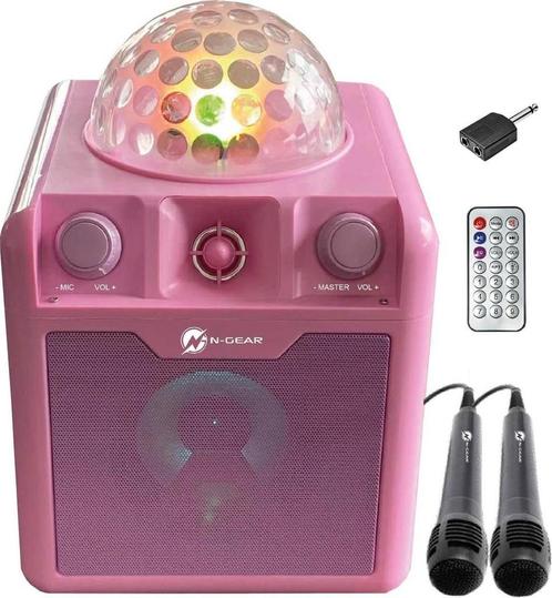N-GEAR Disco Block 410 Bluetooth Speaker - Karaoke Set -, Audio, Tv en Foto, Luidsprekers, Zo goed als nieuw, Ophalen of Verzenden