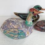 Lokeend - Erg decoratief (3) - Hout, Een soort papier-maché