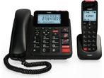 Fysic FX-8025 Bureautelefoon + Dect handpost - met SOS knop,, Telecommunicatie, Vaste telefoons | Handsets en Draadloos, Verzenden