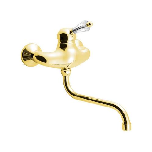 Inbouw Wastafelmengkraan Sapho Kirké 1-hendel Kristal Retro, Doe-het-zelf en Verbouw, Sanitair, Kraan, Nieuw, Ophalen of Verzenden
