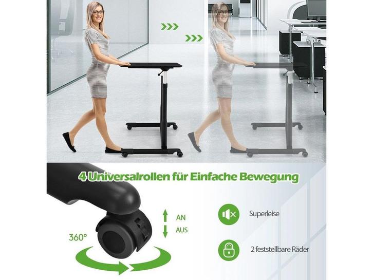 Coast laptopcomputertafel - hoogte verstelbaar 70 - 107 cm -, Huis en Inrichting, Woonaccessoires | Overige, Nieuw, Verzenden