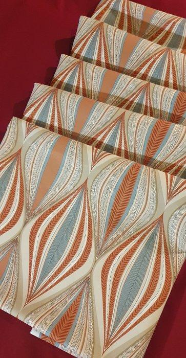 Art Deco stoffen exclusief - Mid-century patroon - 300x280cm, Antiek en Kunst, Antiek | Kleden en Textiel