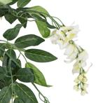 Kunstplant wisteria 840 bladeren 150 cm groen en wit, Tuin en Terras, Nieuw, Verzenden