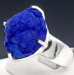 Ring met Azuriet Geode Oeralgebergte Azuriet Edelsteen -