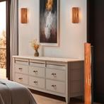 LED Vloerlamp - Trion Nuri - E27 Fitting - Vierkant - Bruin, Huis en Inrichting, Lampen | Vloerlampen, Ophalen of Verzenden, Nieuw