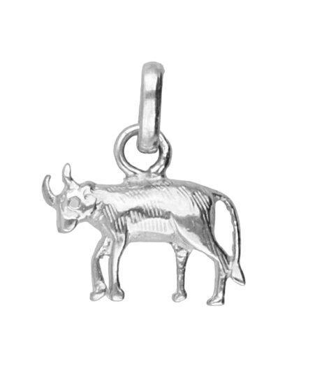Zilveren Gnoe bewerkt klein kettinghanger, Sieraden, Tassen en Uiterlijk, Kettinghangers, Verzenden