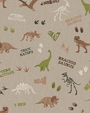 Linnenlook Half Panama Dinos, Hobby en Vrije tijd, Stoffen en Lappen, Overige kleuren, Nieuw