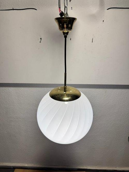 Plafondlamp - Verguld messing, Antiek en Kunst, Curiosa en Brocante
