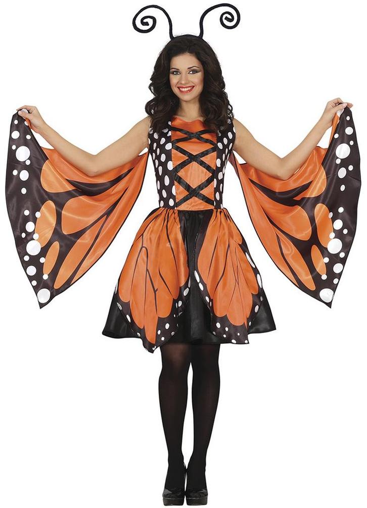 Jurk Dames Vlinder, Kleding | Dames, Carnavalskleding en Feestkleding, Nieuw, Verzenden