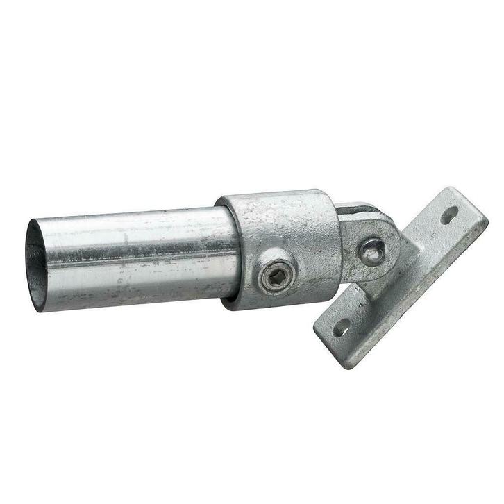 Buiskoppeling Schaniervoet Ø 33,7 mm Zink, Doe-het-zelf en Verbouw, IJzerwaren en Bevestigingsmiddelen, Nieuw, Verzenden