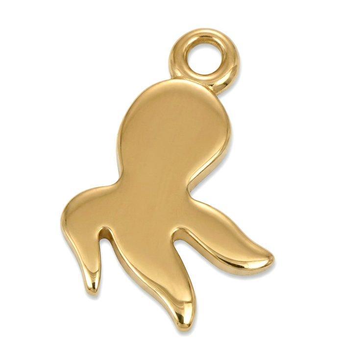 Zonder minimumprijs - Dodo - Hanger - 18 karaat Geel goud, Sieraden, Tassen en Uiterlijk, Antieke sieraden