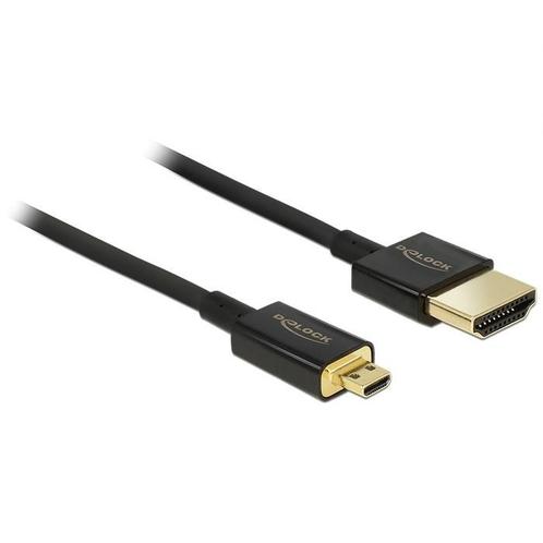 Dunne Premium Micro HDMI - HDMI kabel - versie 2.0, Audio, Tv en Foto, Overige Audio, Tv en Foto, Ophalen of Verzenden