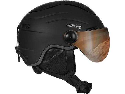 STX Helmet Visor Junior Black Skihelm - Black - Unisex -, Huis en Inrichting, Woonaccessoires | Overige, Nieuw, Verzenden