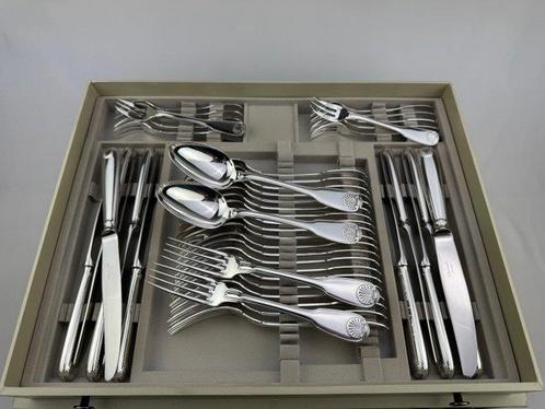 Christofle - Bestekset (118) - Vendome Coquille - Verzilverd, Antiek en Kunst, Antiek | Meubels | Tafels