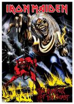 Posters - Poster Iron Maiden - The Number of the Beast, Verzenden, Zo goed als nieuw