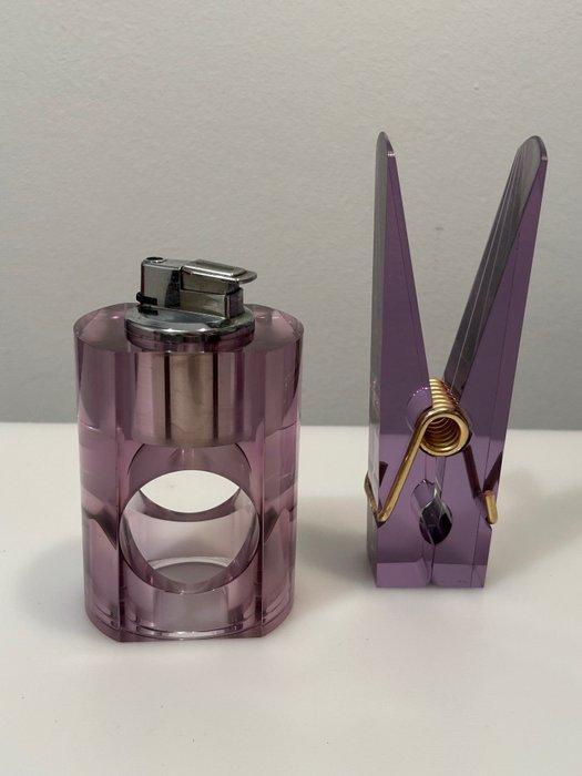 Guzzini - Luigi Massoni - Zitgroep (2) - Set tafelaanstekers, Antiek en Kunst, Antiek | Meubels | Stoelen en Banken