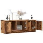 vidaXL Tv-meubel 102x35x36,5 cm bewerkt hout oud houtkleurig, Verzenden, Nieuw, Overige houtsoorten