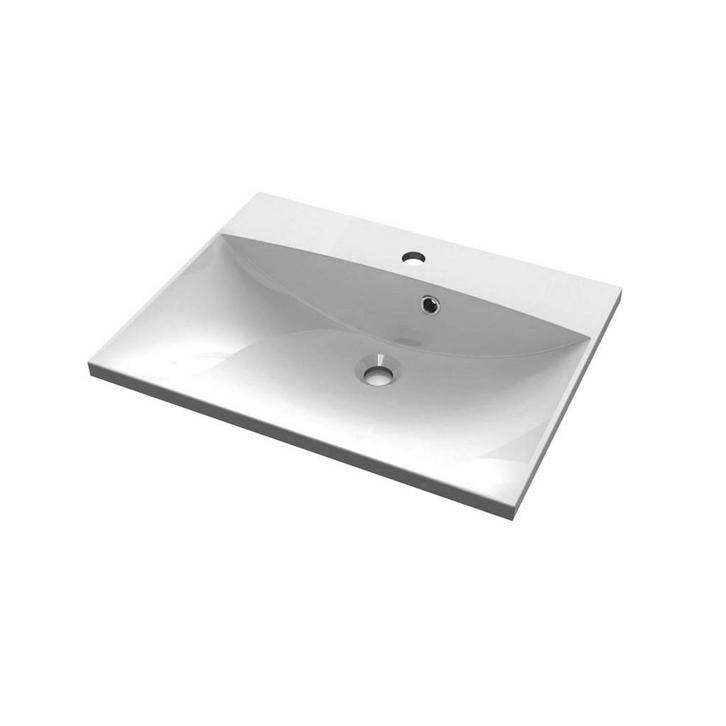 Wastafelblad Sapho Maria Rechthoek 60x46 cm Marmer Wit, Doe-het-zelf en Verbouw, Sanitair, Ophalen of Verzenden