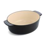 KitchenAid Gietijzeren Braadpan Ovaal Onyx Zwart - 30 cm, Huis en Inrichting, Verzenden, Nieuw